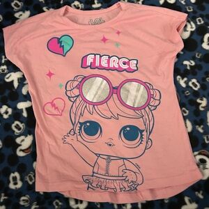 Girls Size 4 L.O.L. Surprise! Fierce Pink T-Shirt